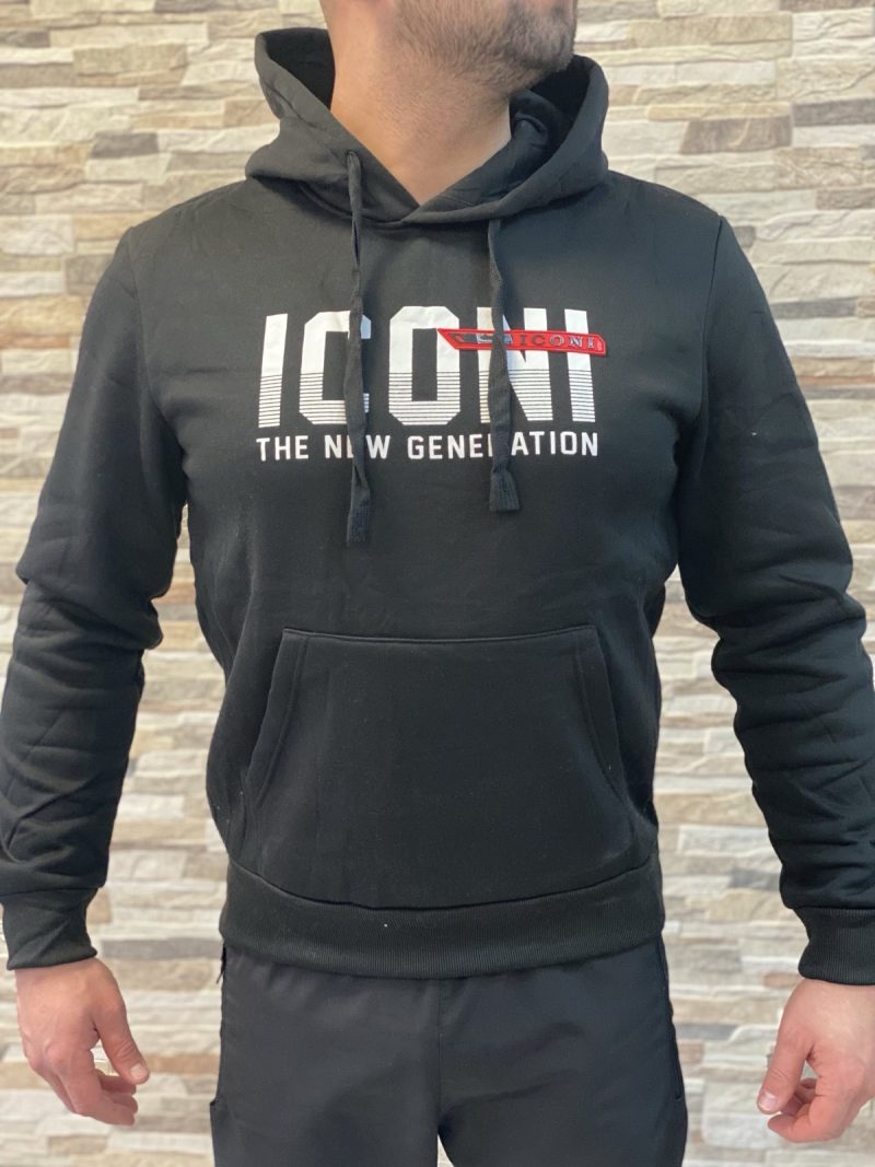 Черен суичър "Icon"